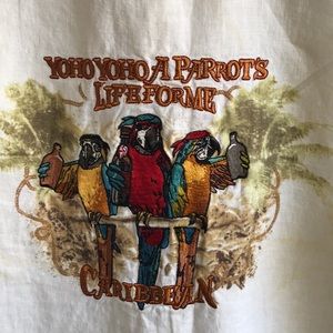 Caribbean embroidered short sleeve Linen shirt